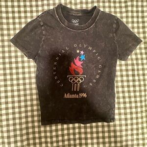 Hollister Vintage style Black Olympic Baby Tee